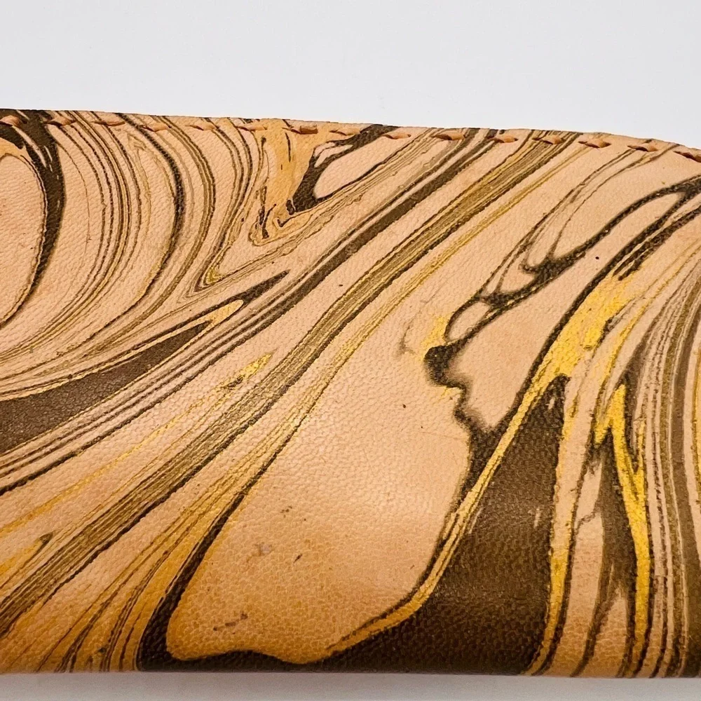 STUDIO CALEIDOSCOPE UNISEX LEATHER ZIP-AROUND ARTISIAN WALLET
